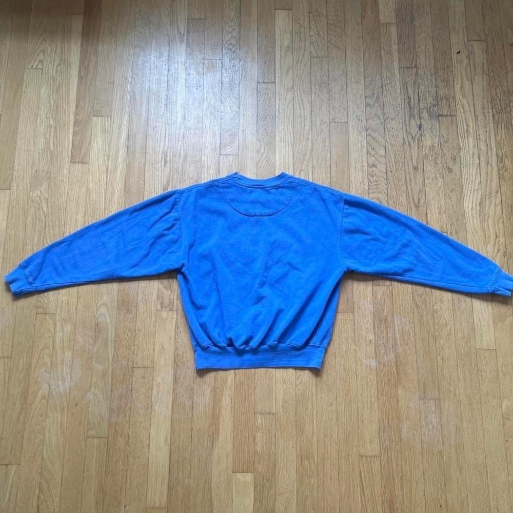 Yellowstone National Park Blue Crewneck Sweatshirt Women's Small 80% Cotton - Picture 8 of 8